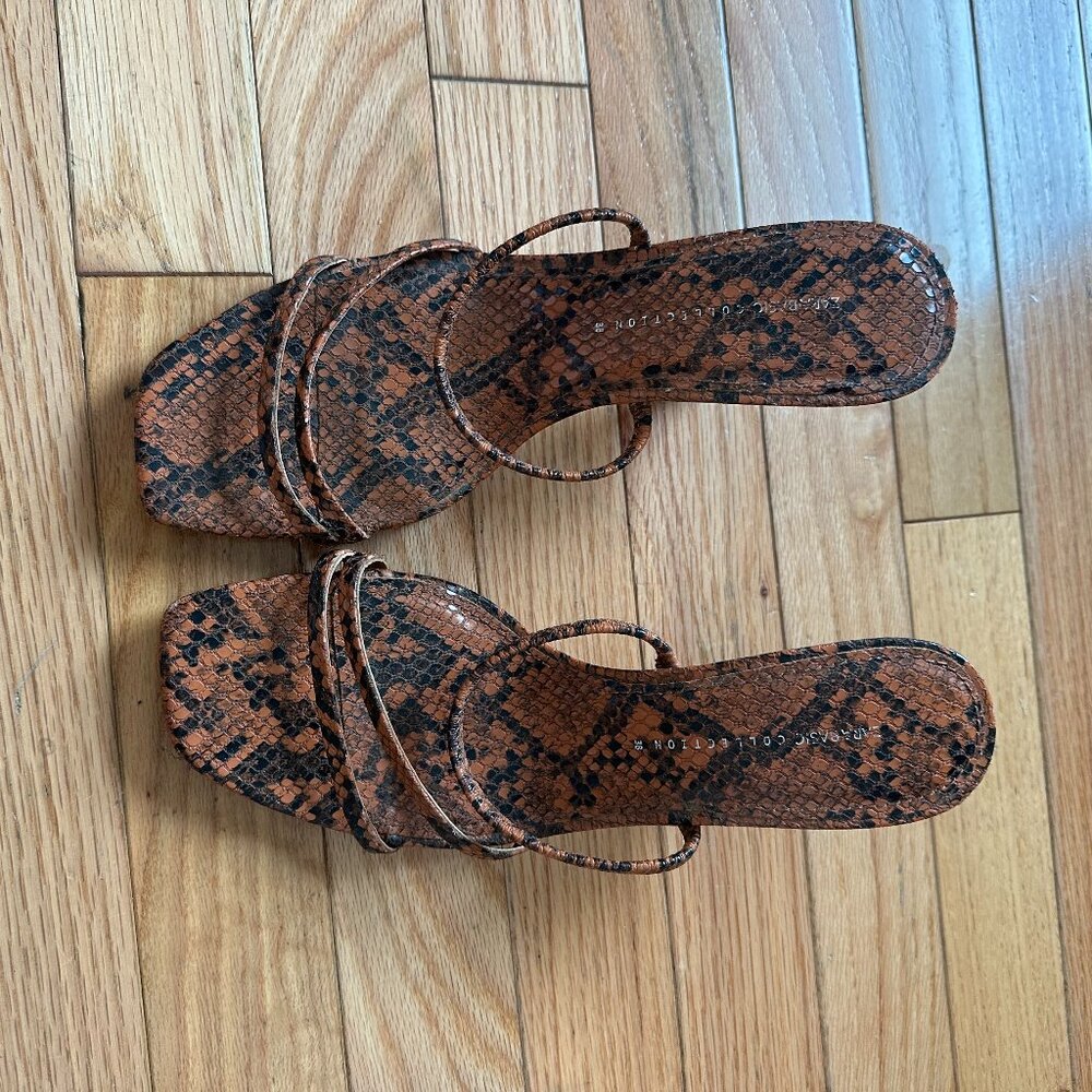 Zara Snakeskin Heels